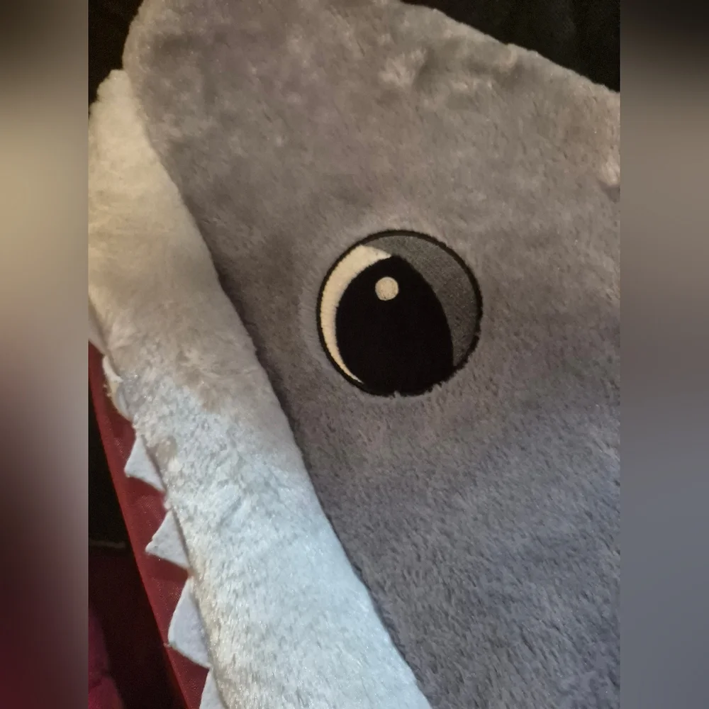Big Shark Head Plush Costume Mask, Dan Dee Costume